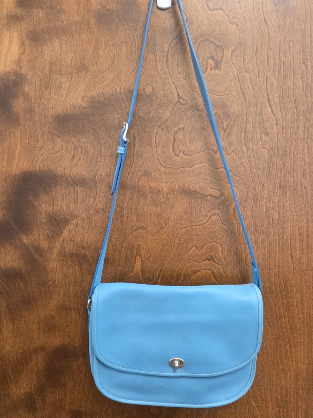 Vintage Coach 9790 Glacier BLUE City Bag